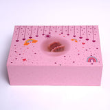 Pretty Pink Baby Shower Magnetic Closure Box with Handle