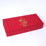 Polka Dot Crimson Magnetic Closure Rigid Box