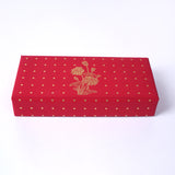 Polka Dot Crimson Magnetic Closure Rigid Box