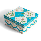 Cerulean Blossoms Dry Fruits & Sweets Rigid Box